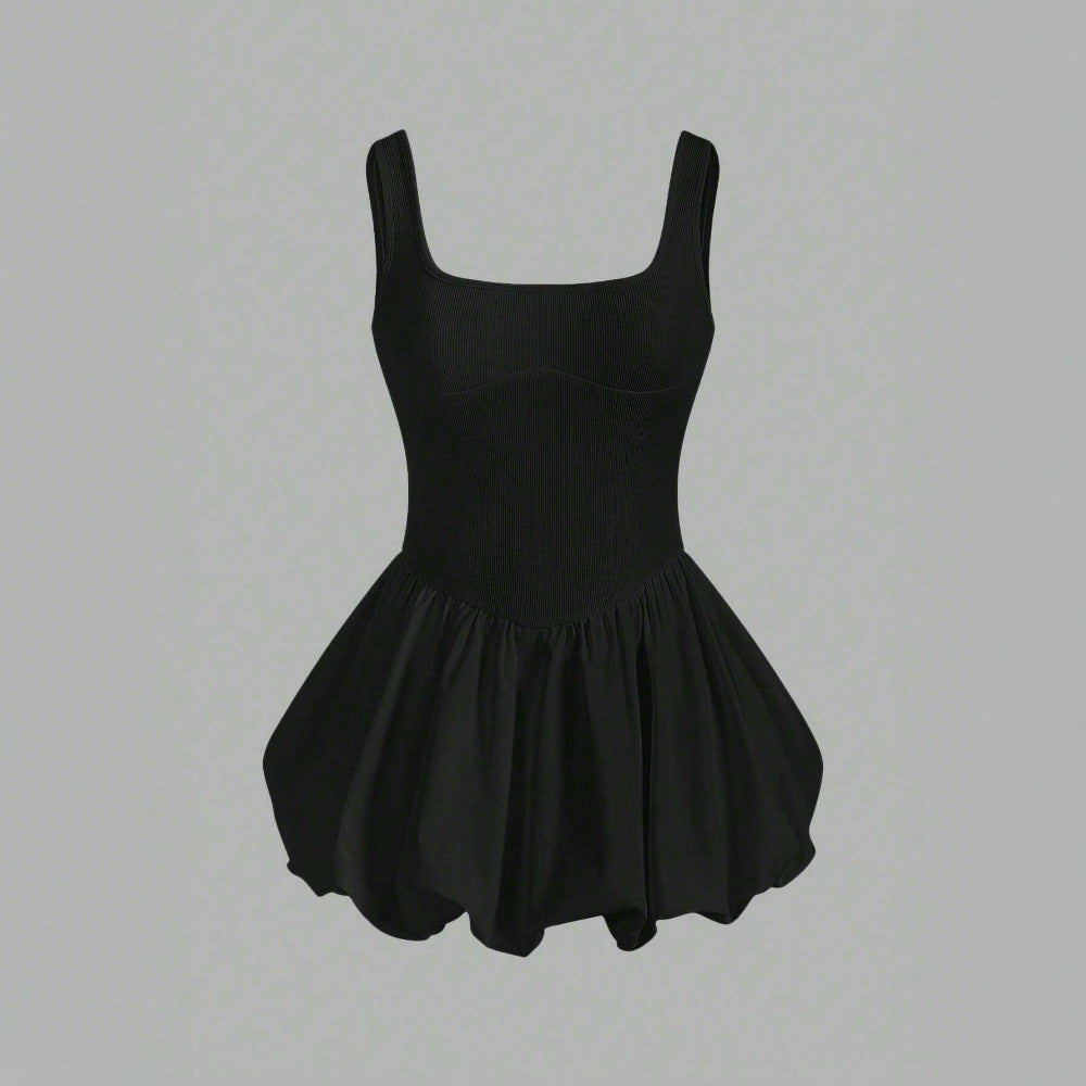 Damen Sportliches Minikleid elastisch mit Taschen Norvielle
