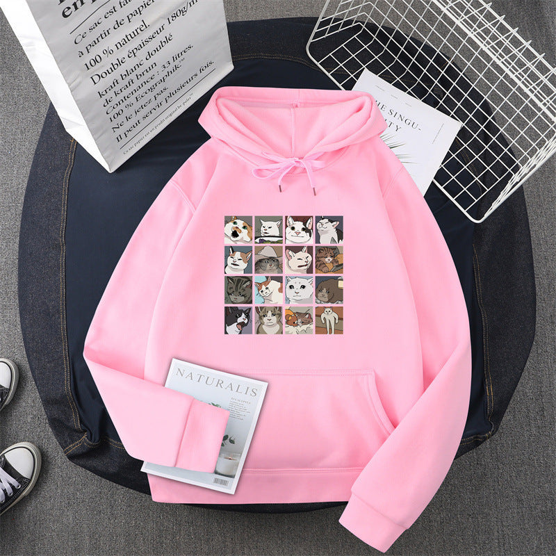 Damen Sweatshirt Tier-Motiv Norvielle
