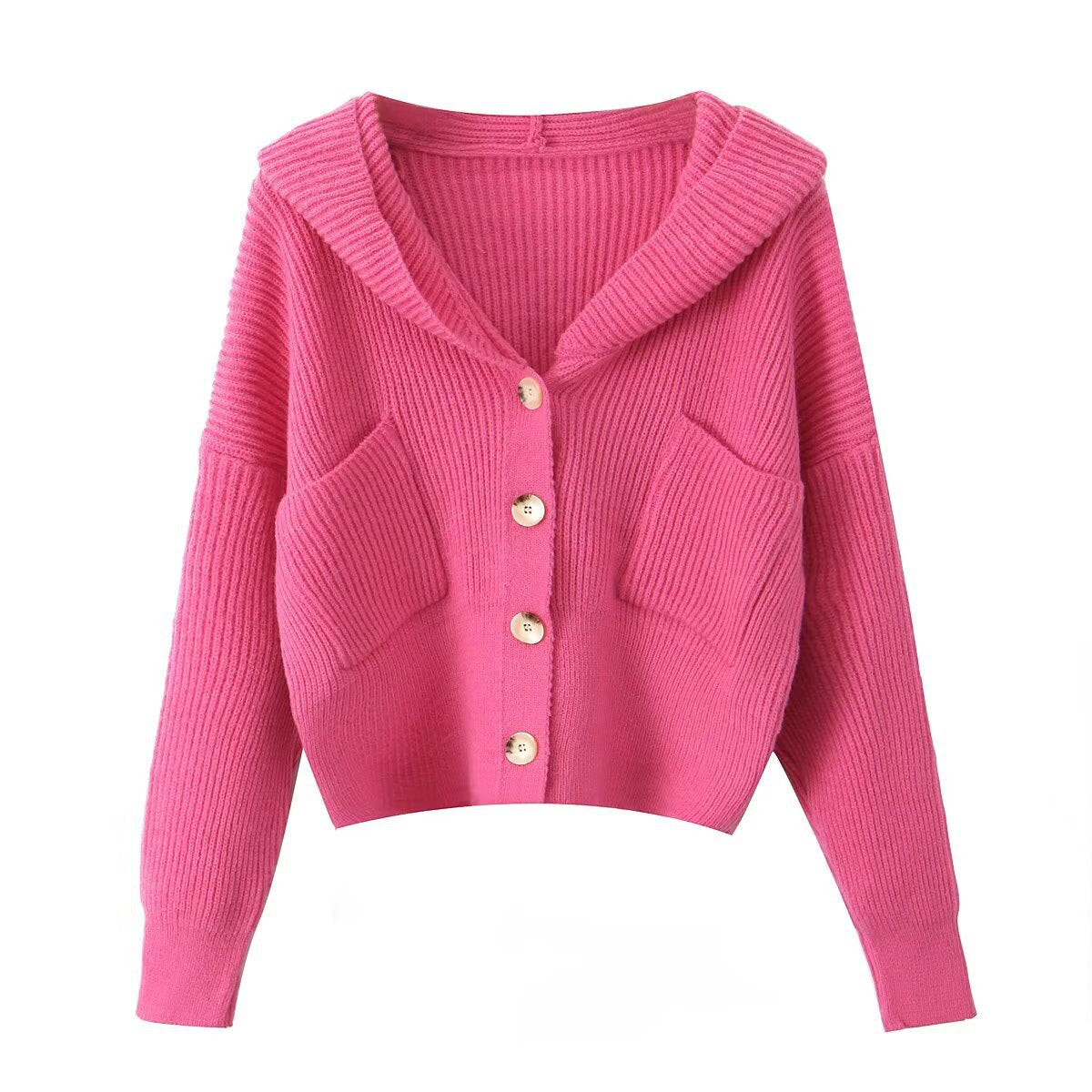 Damen Strickjacke Kuschelig Mit Kapuze Norvielle - Norvielle