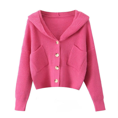 Damen Strickjacke Kuschelig Mit Kapuze Norvielle - Norvielle