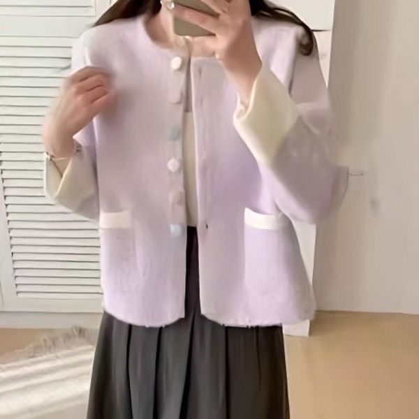 Damen Strickjacke Lässig Norvielle