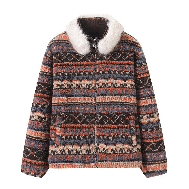 Damen Teddyjacke gefütterter Kragen Norvielle