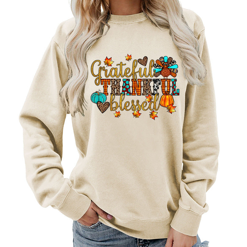 Damen Sweatshirt Herbstliches Motiv Norvielle