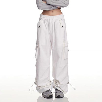 Damen Cargo-Hose Mit Seitentaschen Verstellbarer Bund Norvielle - Norvielle