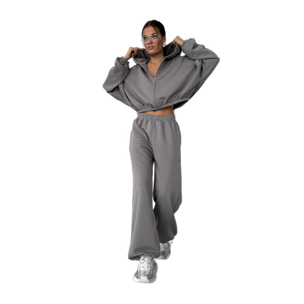 Damen Hoodie-Set Weite Ärmel Norvielle