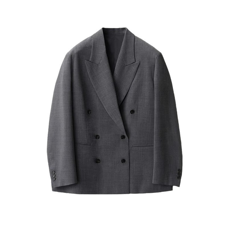 Damen Blazer Oversized Doppelter Knopf Norvielle