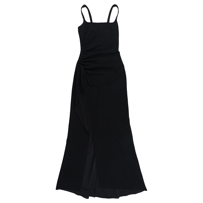 Damen Abendkleid Hochschlitz Figurbetonter Stoff Norvielle