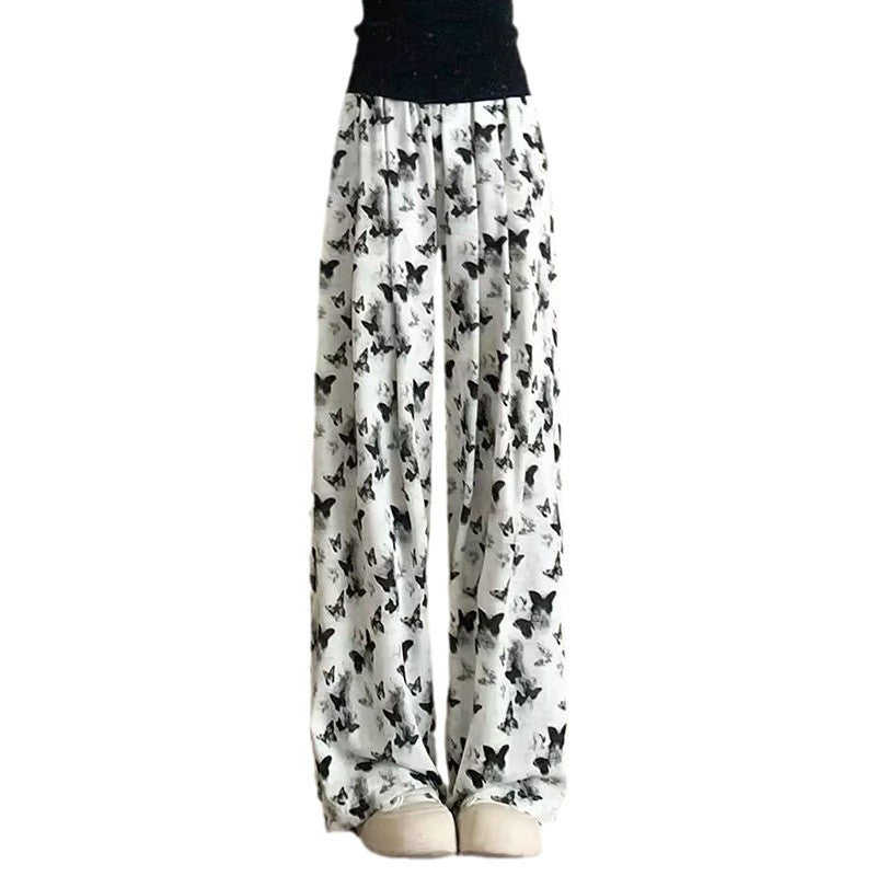 Damen Sommerhose Schmetterlingsmuster Norvielle