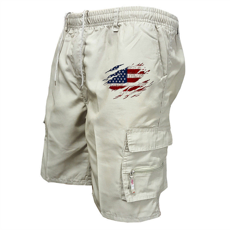 Herren Cargo-Shorts elastischer Bund mit Seitentaschen Norvielle