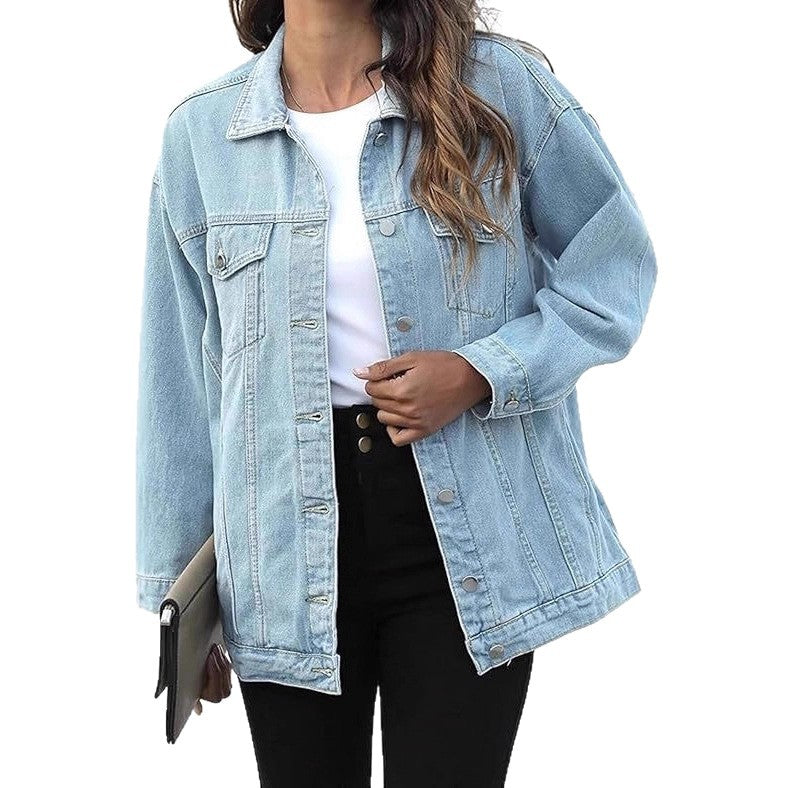 Damen Oversized Denimjacke Norvielle