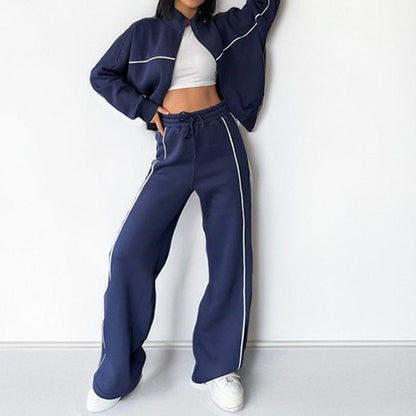 Damen Sportset Weiches Material Hohe Beininserts Norvielle