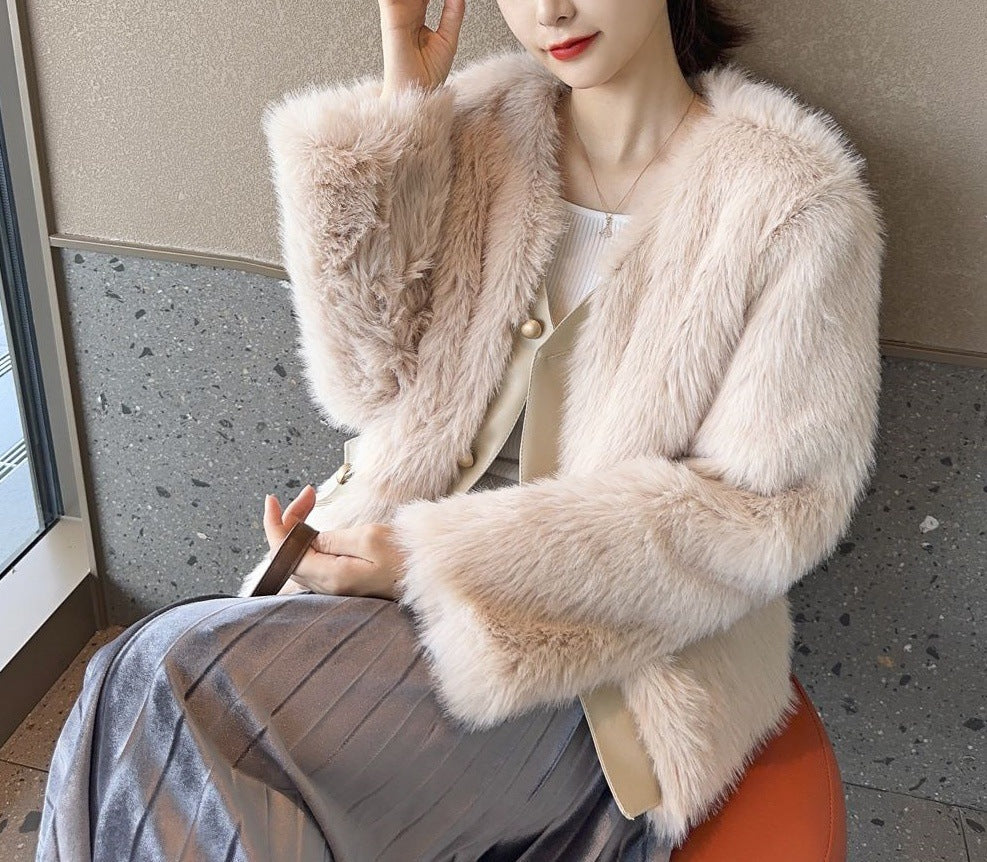 Damen Fuzzy Pelzjacke Norvielle wird zu: Damen Fleecejacke Fuzzy