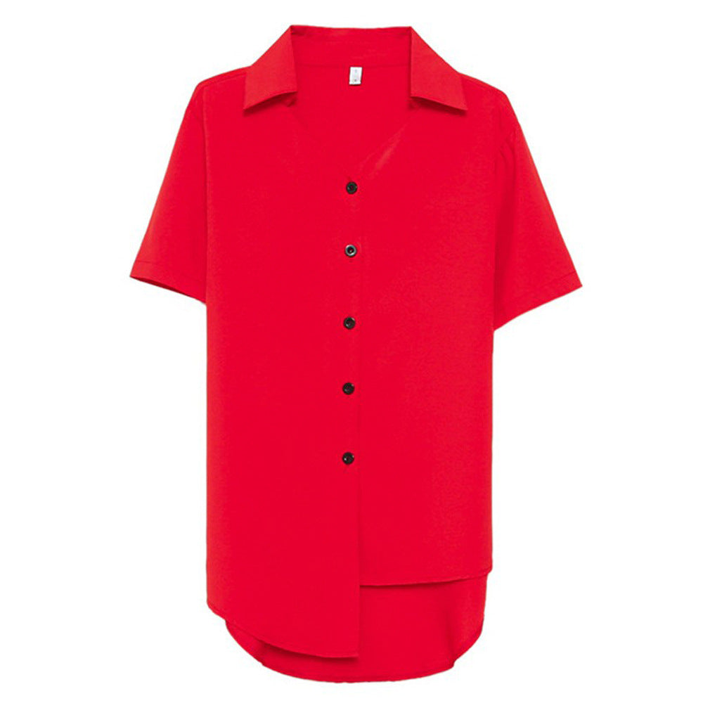 Damen Hemdbluse mit Taillengürtel Modisch