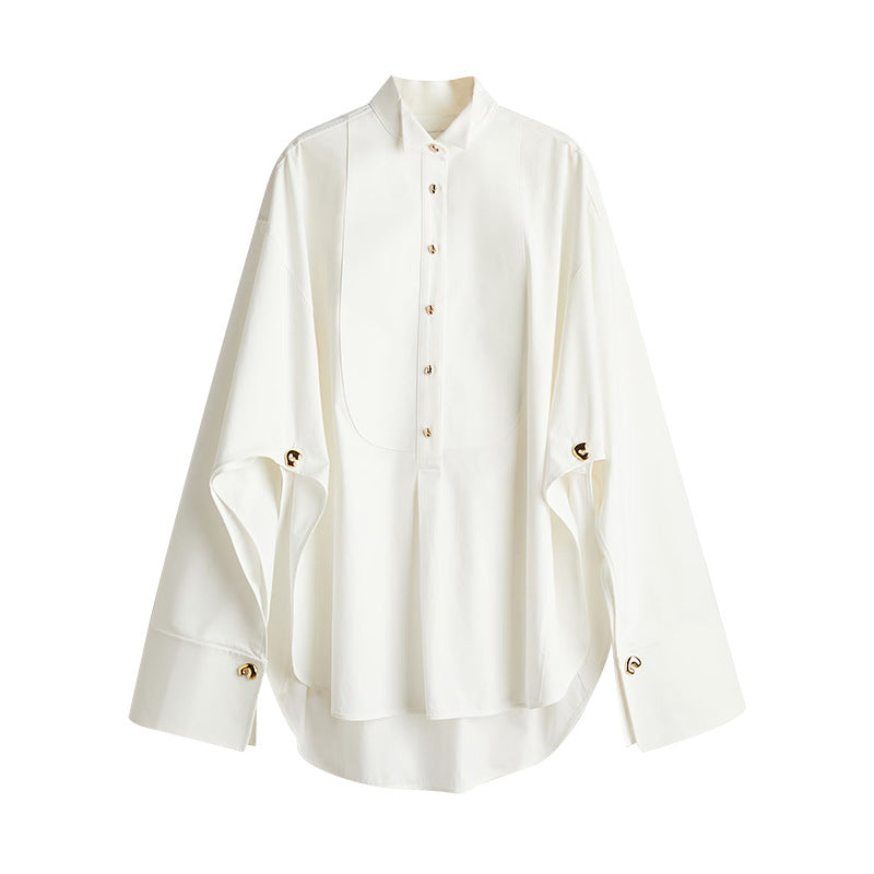 Damen Hemdbluse Voluminöse Ärmel Norvielle