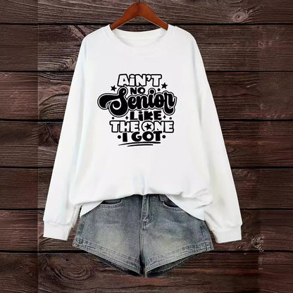 Damen Sweatshirt Lässiges Spruchdesign Norvielle