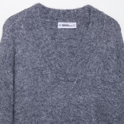 Damen Pullover V-Ausschnitt Norvielle