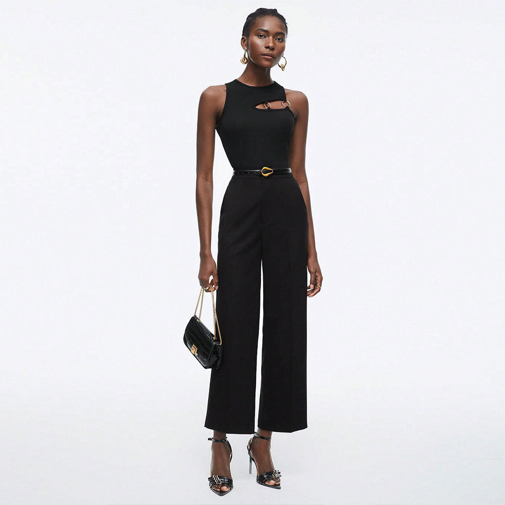 Damen Trägertop Cut-Out-Design Metallakzente