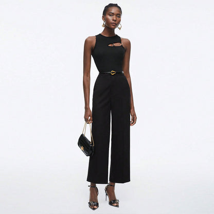 Damen Trägertop Cut-Out-Design Metallakzente