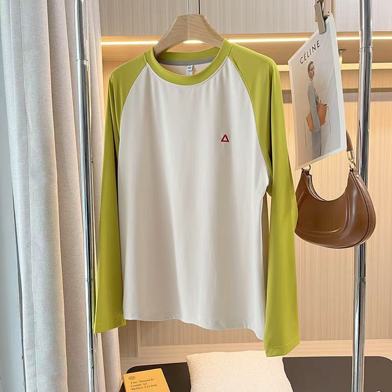 Damen Langarm-T-Shirt Atmungsaktives Mesh Norvielle