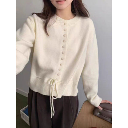 Damen Strickjacke mit Knöpfen Norvielle