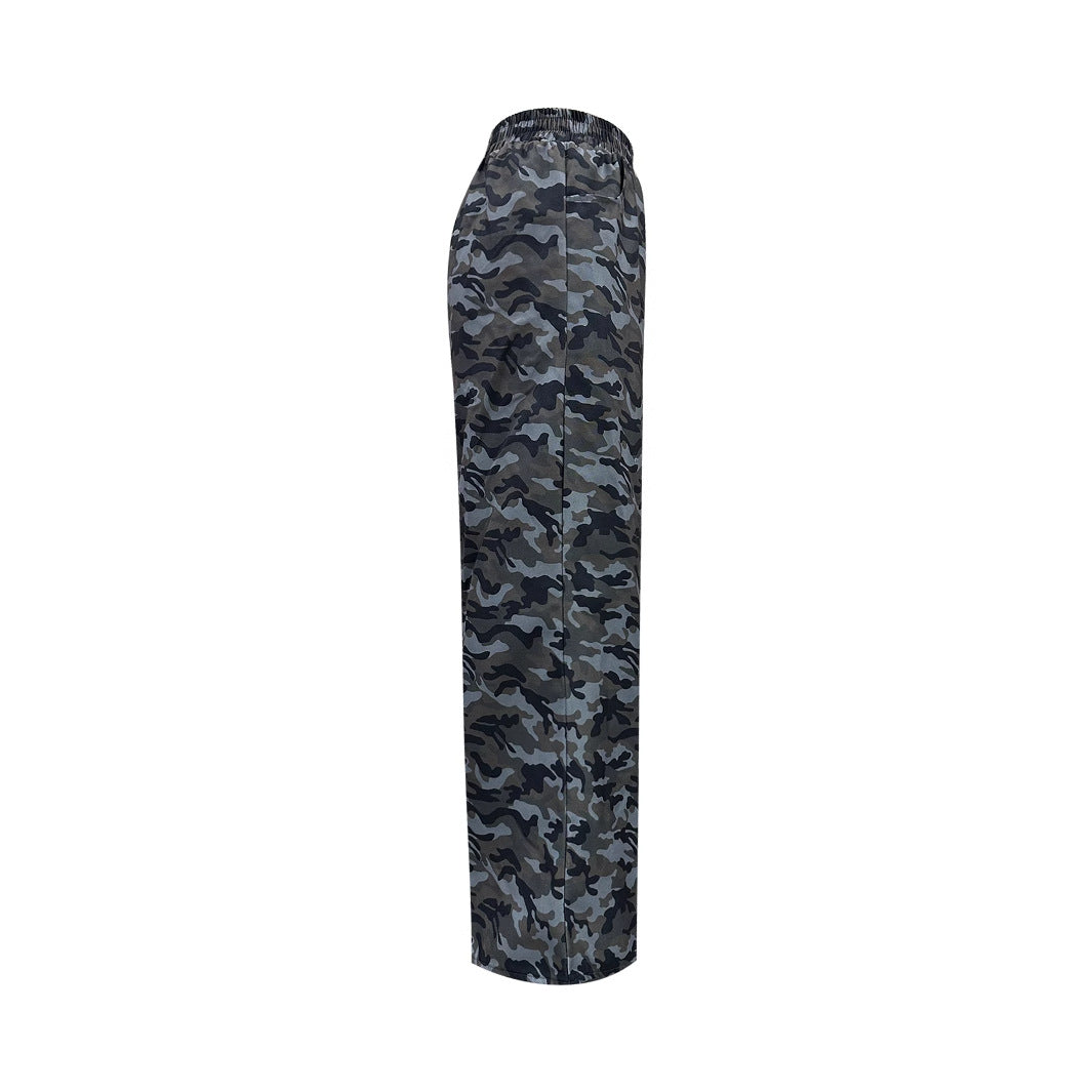 Damen Cargo-Hose Camouflage-Print Norvielle