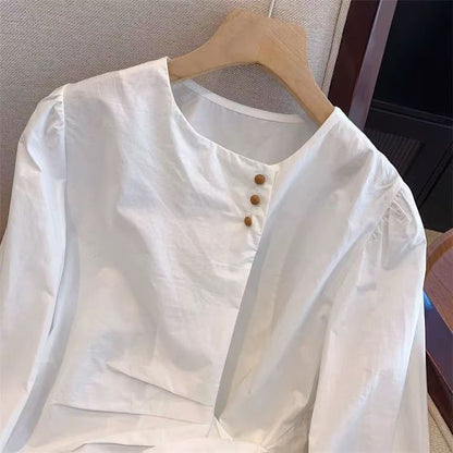 Damen Bluse Elegante Schleifenbindung Norvielle