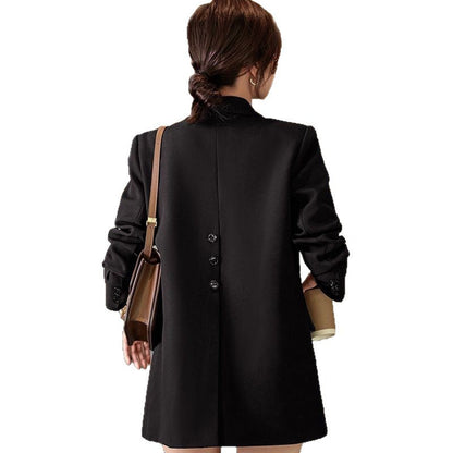 Damen Blazer Moderner Schnitt Hochrevers Norvielle