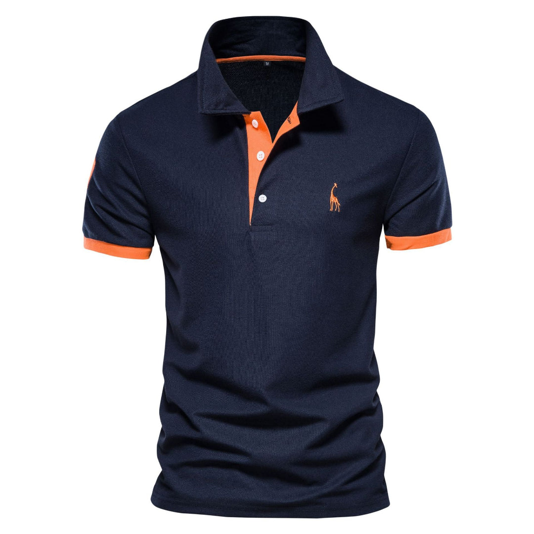 Herren Kurzarm Polo-Shirt Kontrastbesatz - Norvielle