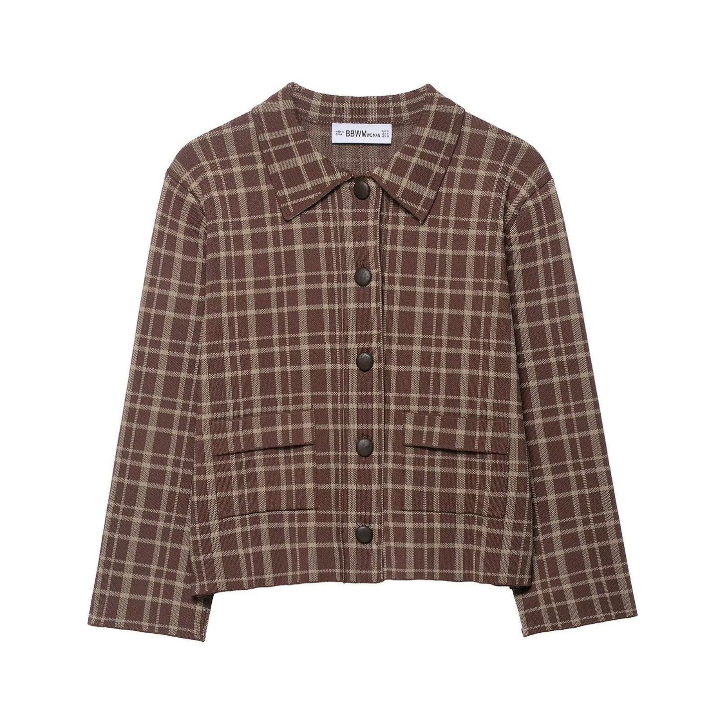 Damen Hemdjacke Kariert Norvielle - Norvielle