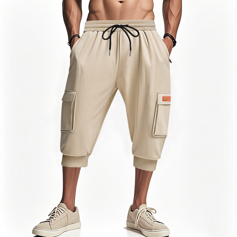 Herren Cargo-Shorts Elastischer Bund Bequem