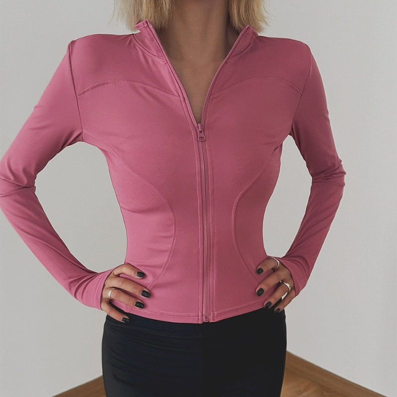 Damen Sportjacke Reißverschluss Norvielle
