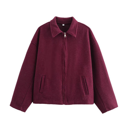 Damen Fleecejacke Weich Warm Reißverschluss Norvielle