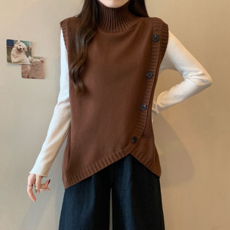 Damen Strickpullover Hohler Kragen Asymmetrisch Norvielle