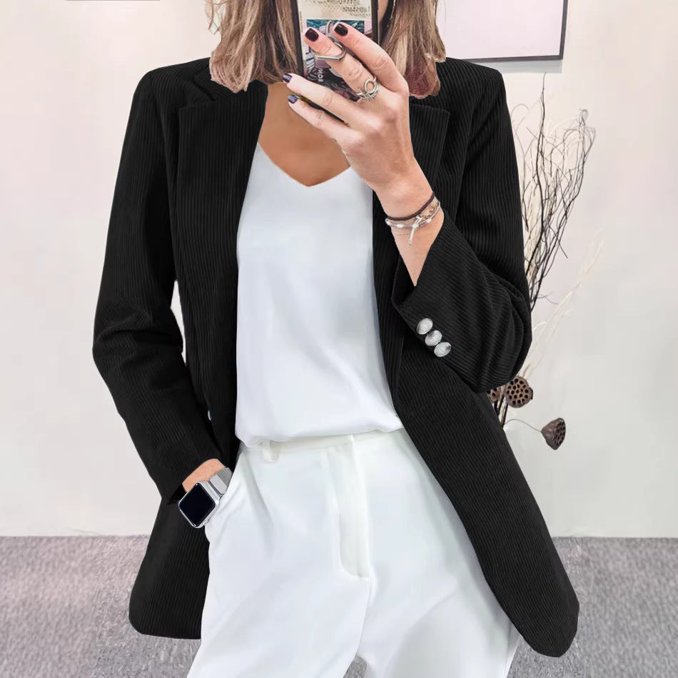 Damen Blazer Streifen Slim Fit Norvielle - Norvielle