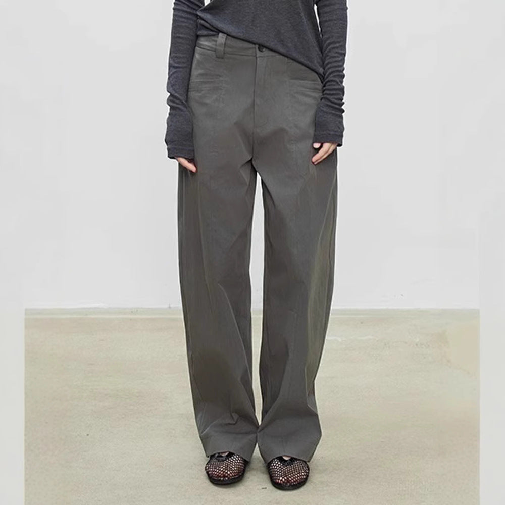 Damen High-Waist-Hose Strukturiert Norvielle - Norvielle