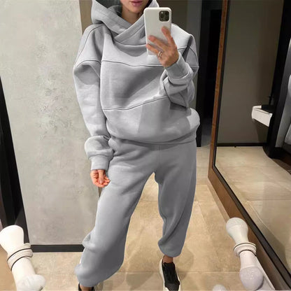 Damen Kapuzenpullover mit weiten Hosen Norvielle - Norvielle