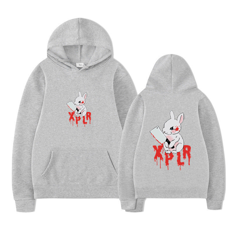 Damen Kapuzensweater Cartoon-Motiv Bequem Norvielle