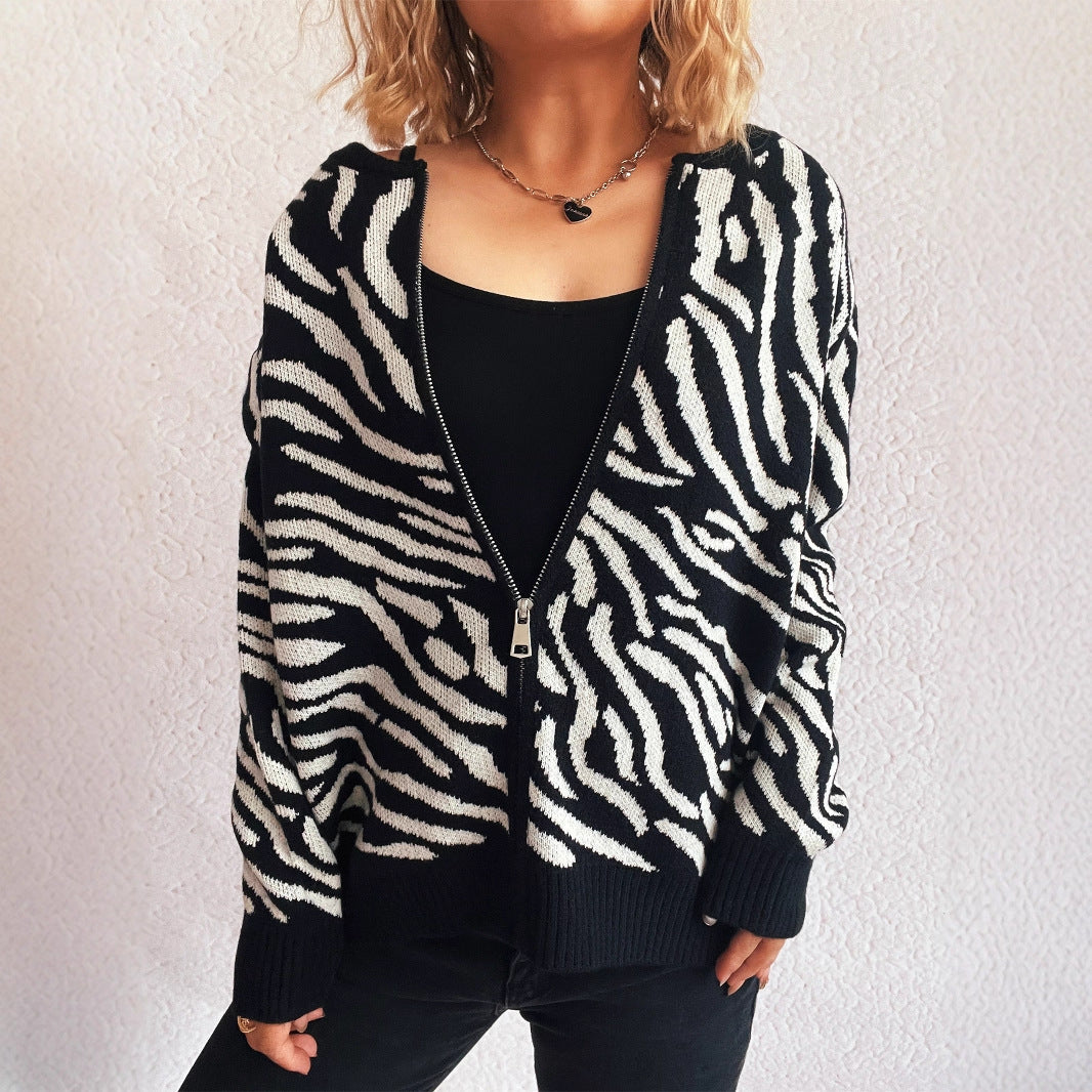 Damen Cardigan Tierdruck Norvielle - Norvielle