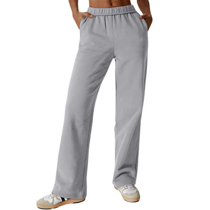 Damen Freizeithose Bequeme Passform Seitentaschen Norvielle