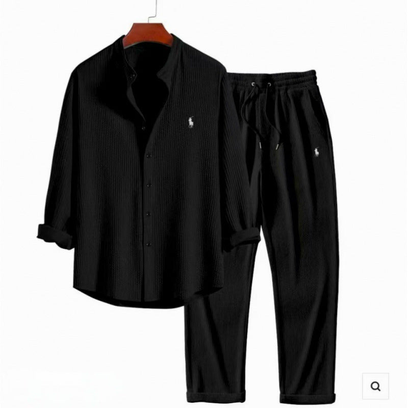 Damen Schlafanzug Set mit Hemd und Hosen