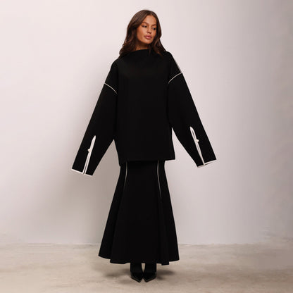 Damen Zwei-in-eins Oversized Kleidungsset