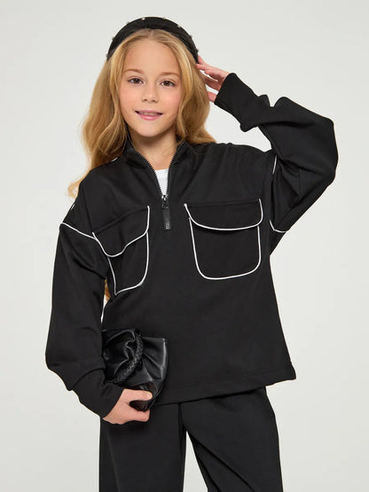 Damen Pullover mit Taschen Norvielle