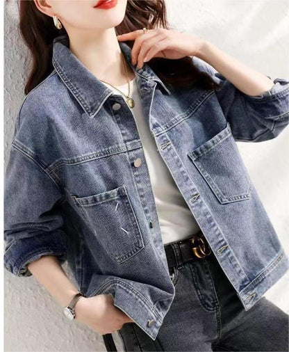 Damen Oversized Jeansjacke Norvielle