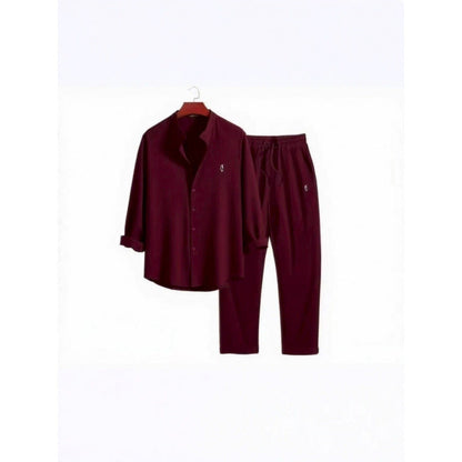 Damen Schlafanzug Set mit Hemd und Hosen