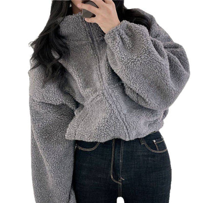 Damen Oversized Fleecejacke Norvielle