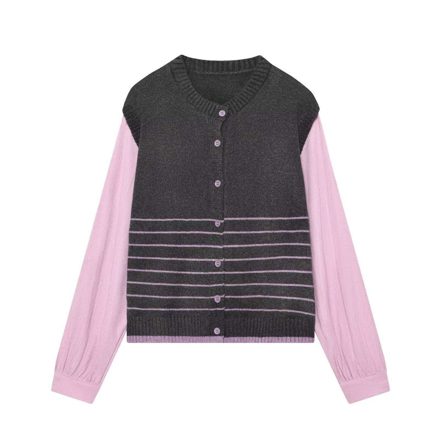 Damen Cardigan mit Kontrasten Norvielle