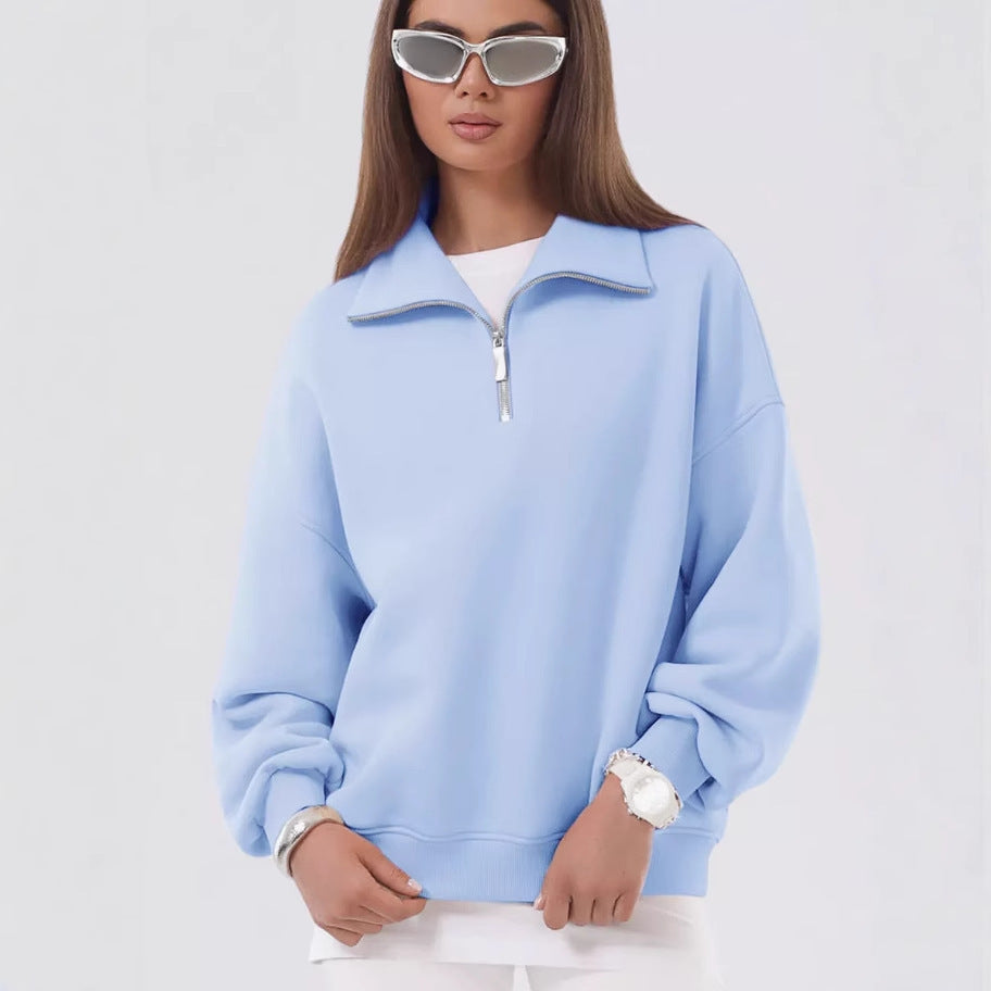 Damen Stehkragenpullover Norvielle Gemütlich