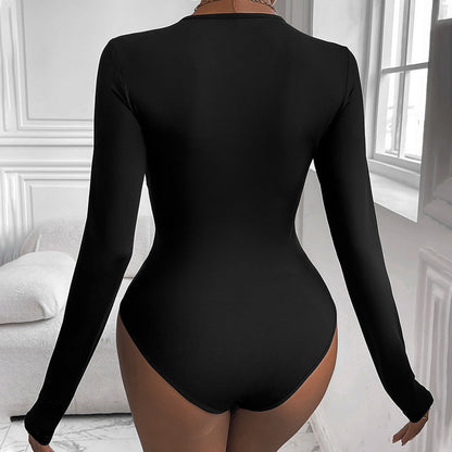 Damen Oberteil Figurbetont Twist-Design Norvielle