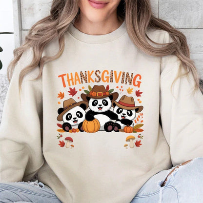 Damen Sweatshirt Lustiges Tierdesign Herbstlich Braun - Norvielle