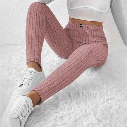 Damen Hochtaillierte Rippstrickleggings Norvielle wird zu:
Norvielle